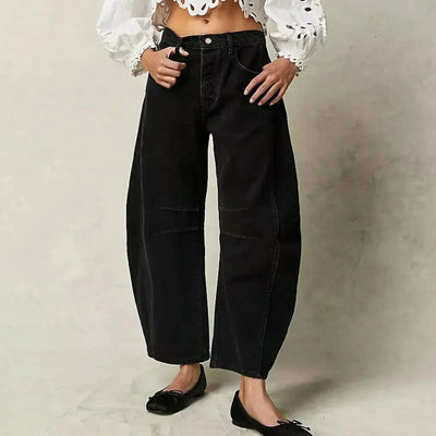 Emily | Women’s Relaxed Fit High Waist Pants