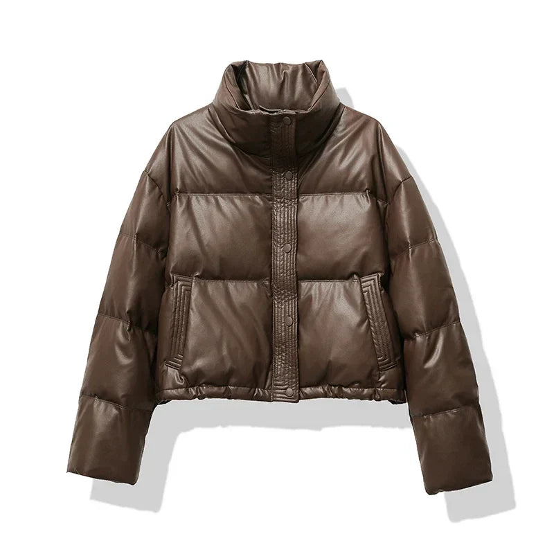 Julia | Cropped Women's Puffer Jacket