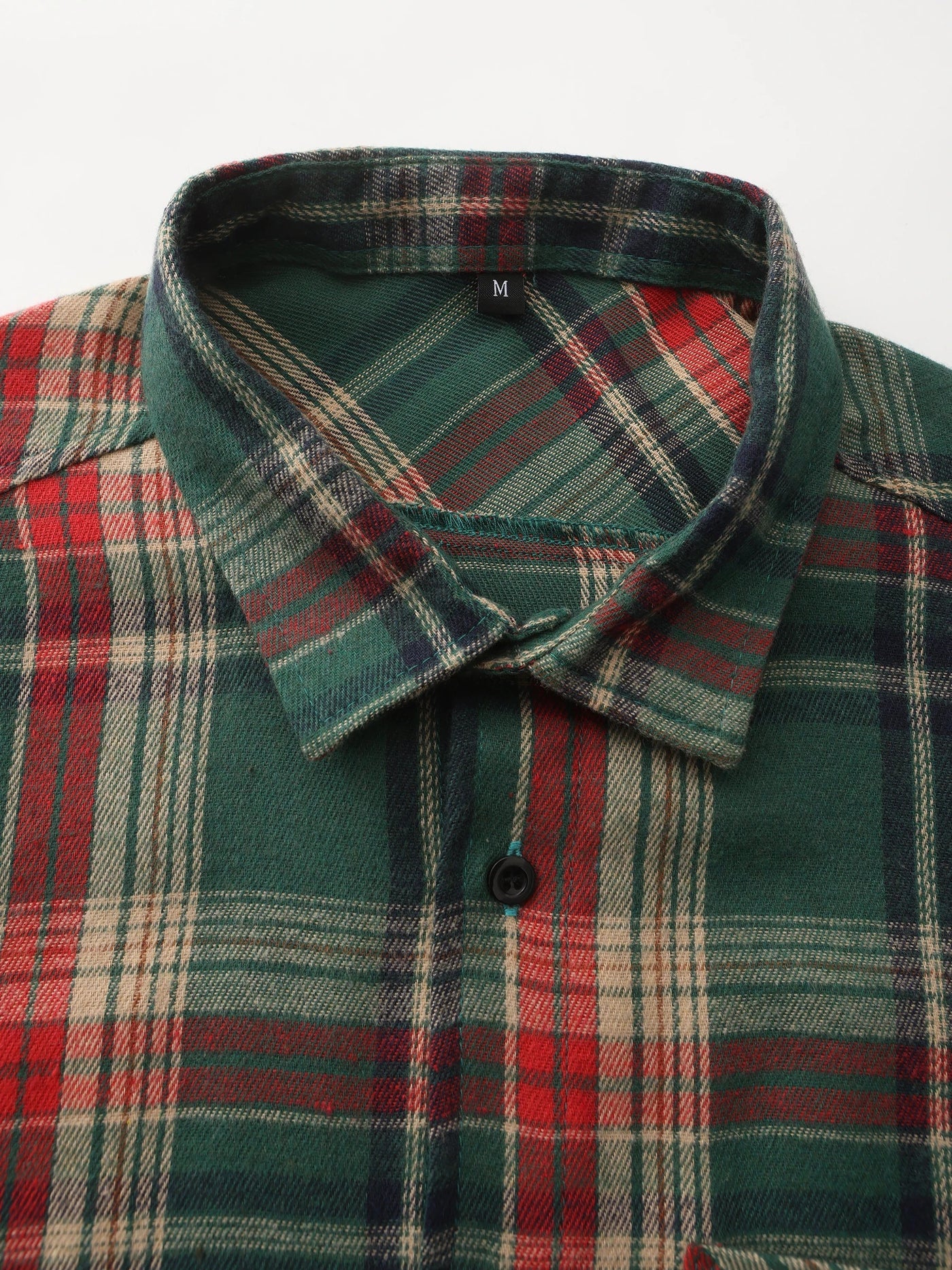 Evan | Men's Winter Plaid Button-Up Shirt