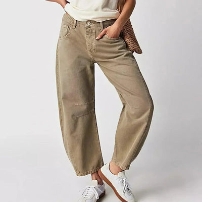 Emily | Women’s Relaxed Fit High Waist Pants