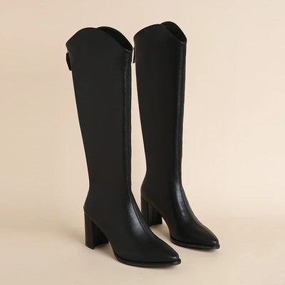 Claire | Women's Knee-High Heeled Boots