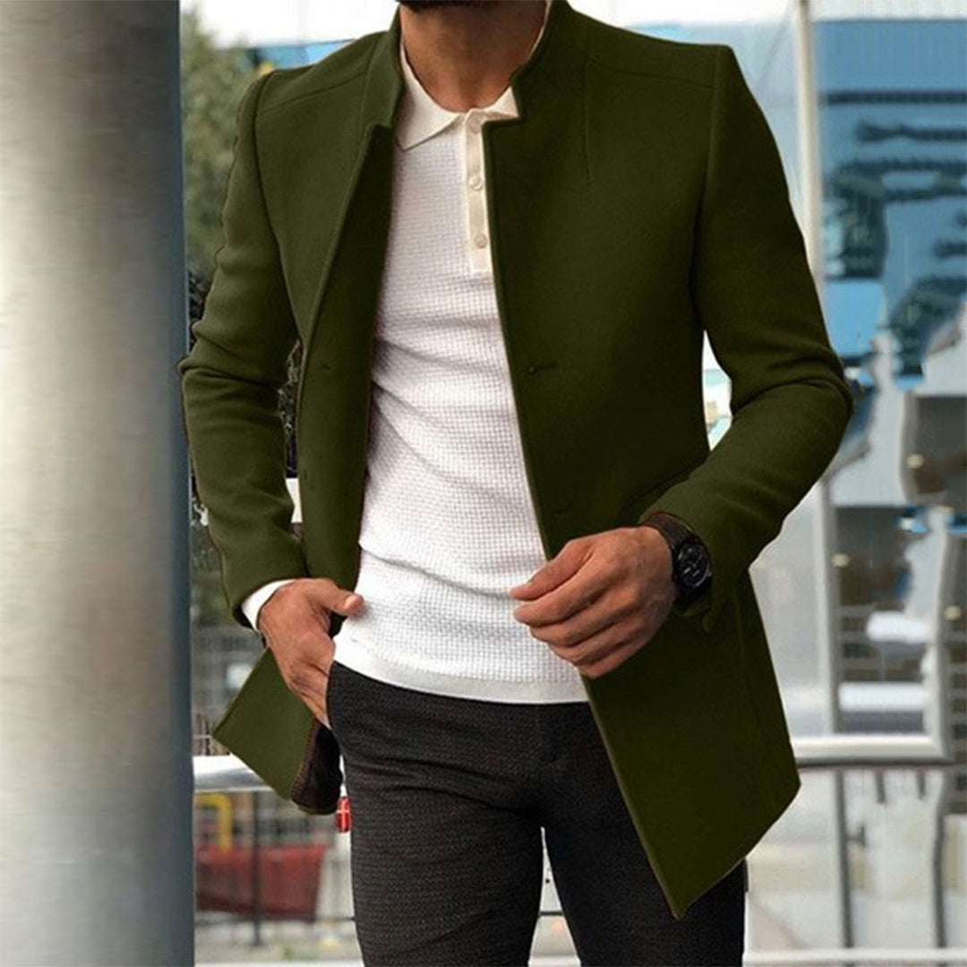 Jace | Modern Slim Fit Long Coat for Men