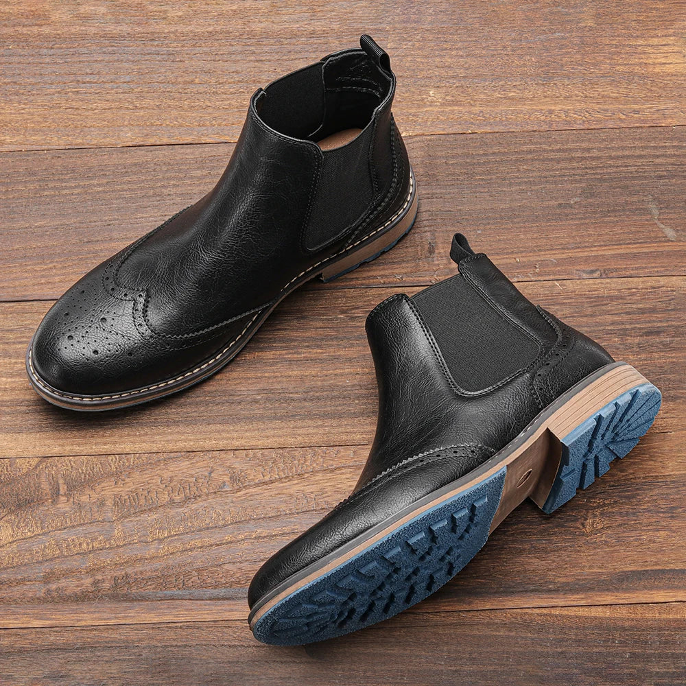 Nathan | Men's Classic Chelsea Boots with Durable Sole