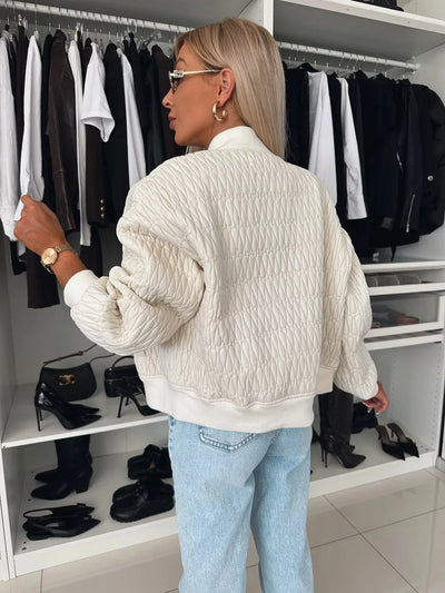 Elizabeth | Quilted Stylish Bomber Jacket