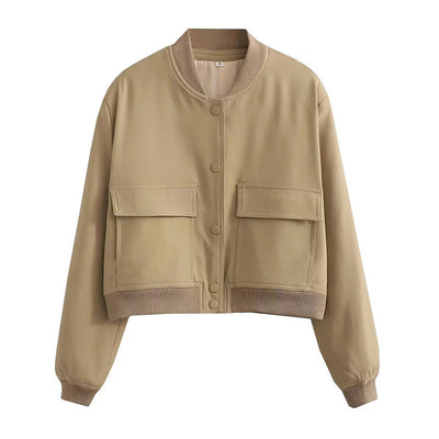 Paige | Women’s Casual Short Bomber Winter Jacket