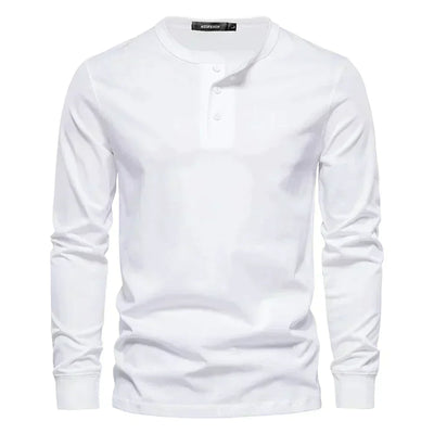 Christopher | Stylish Men’s Long-Sleeve Henley Shirt