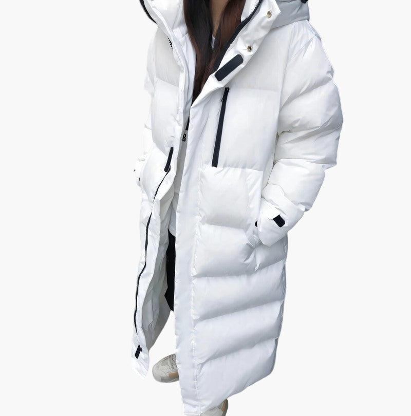 Riley | Women’s Elegant Hooded Quilted Puffer Coat