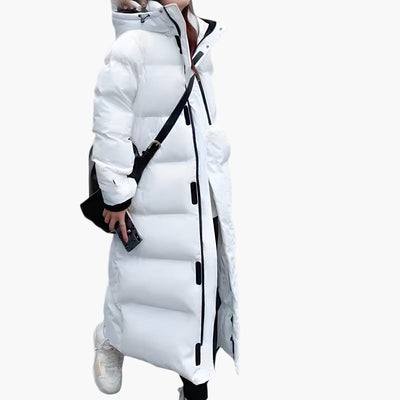 Riley | Women’s Elegant Hooded Quilted Puffer Coat