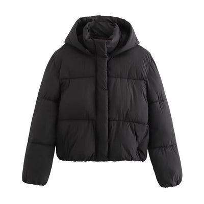 Kaitlyn | Hooded Cropped Women's Puffer Jacket