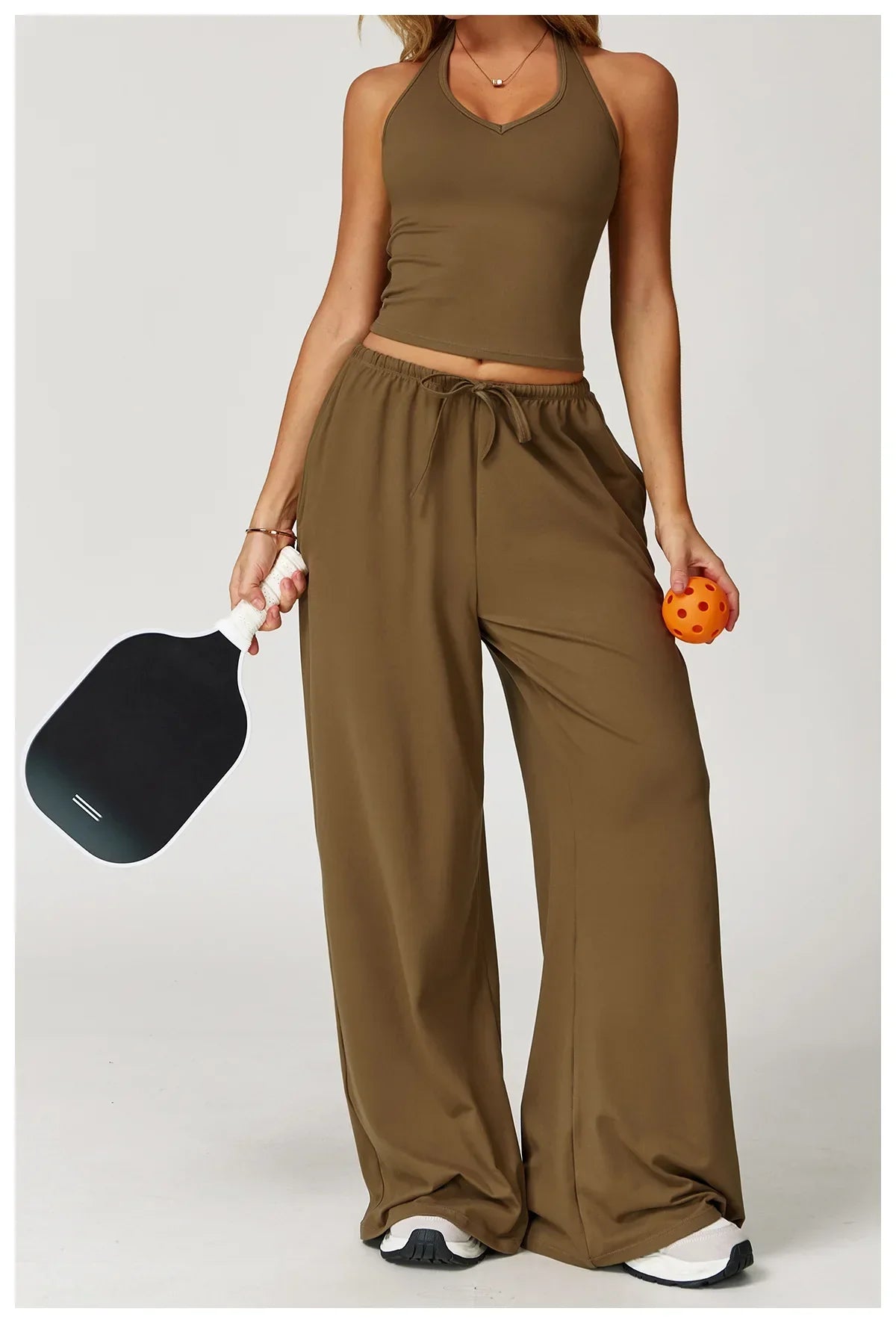 Eleanor | Women’s Winter Casual Wide Leg Loose Fit Pants