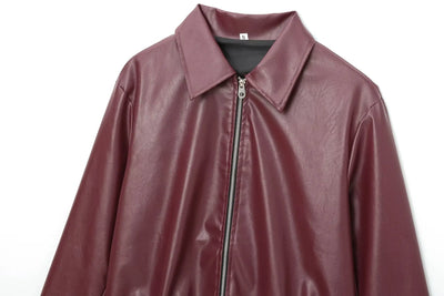 Harper | Women's Faux Leather Bomber Jacket