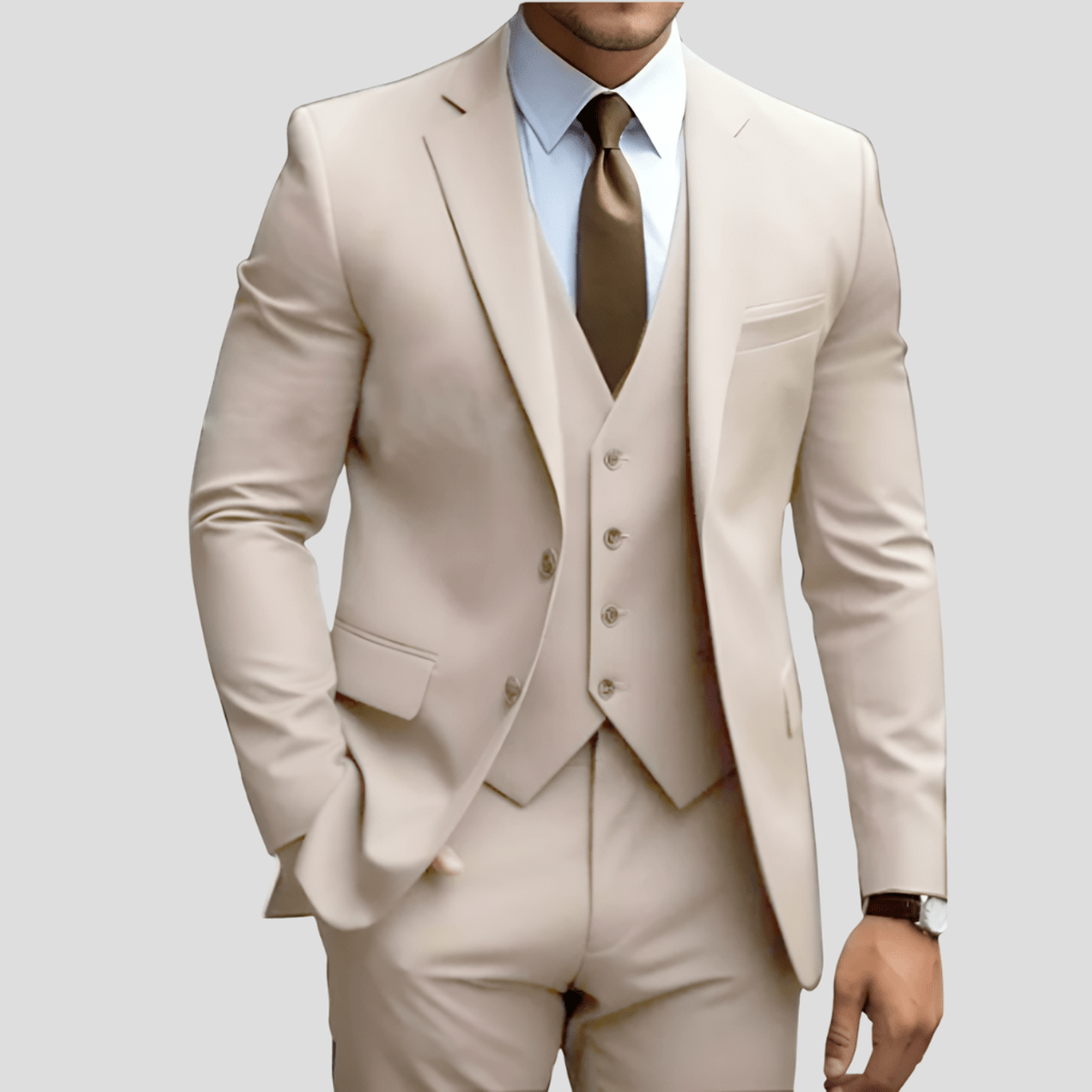 Drew | Men Three Piece Executive Formal Suit Set