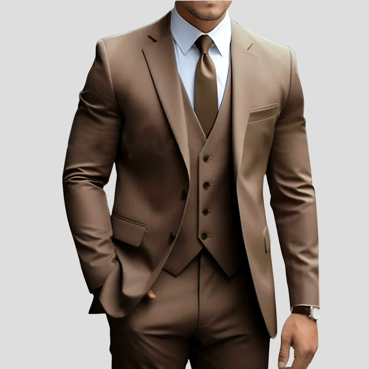 Drew | Men Three Piece Executive Formal Suit Set