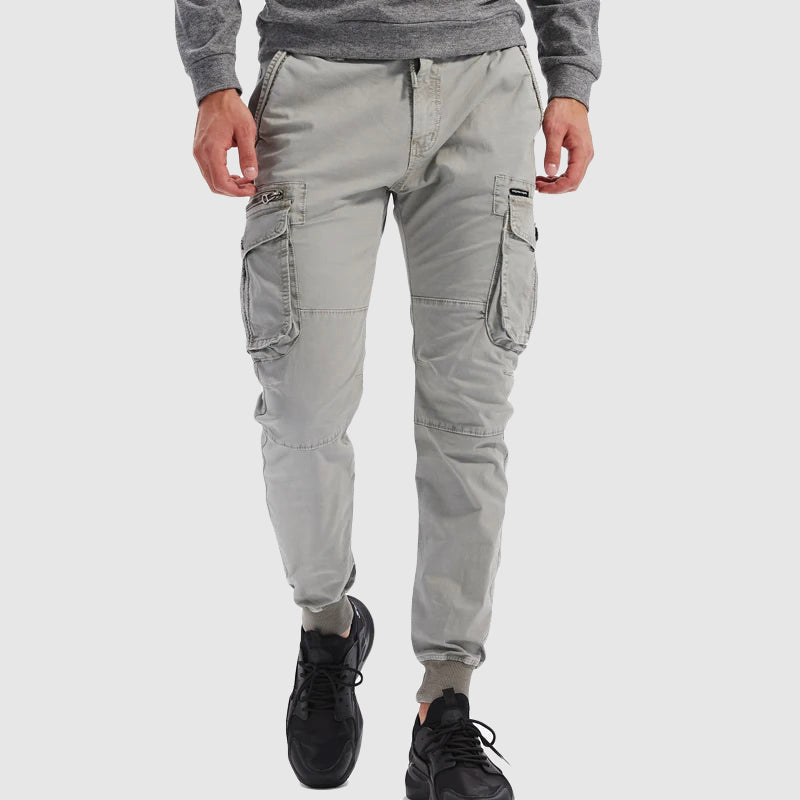Aaron | Men’s Black Cargo Jogger Pants