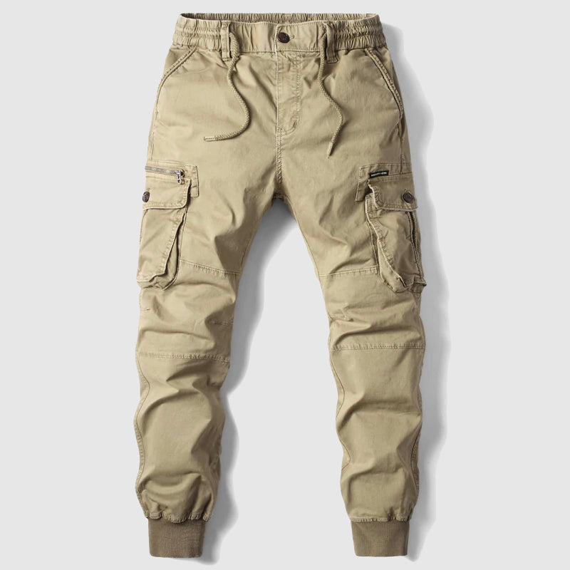 Aaron | Men’s Black Cargo Jogger Pants