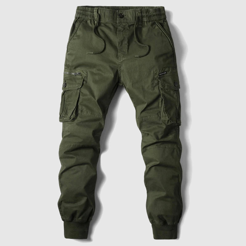 Aaron | Men’s Black Cargo Jogger Pants