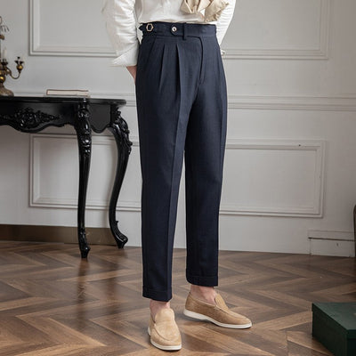 Connor | Men's Tailored Pleated Trousers