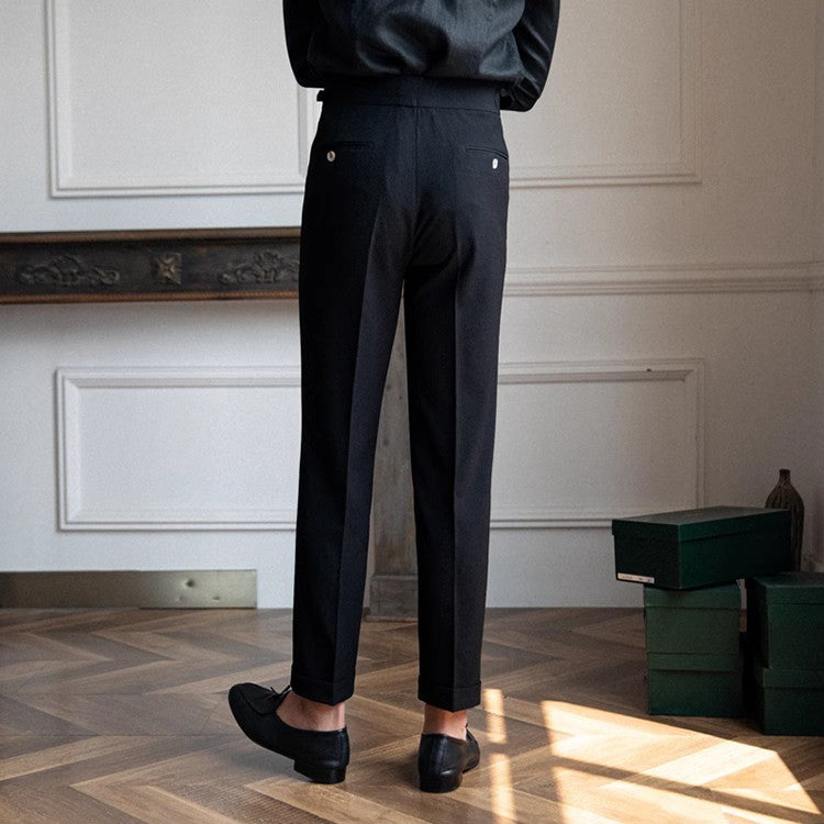 Connor | Men's Tailored Pleated Trousers