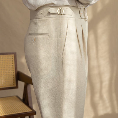 Connor | Men's Tailored Pleated Trousers