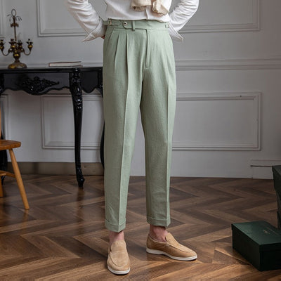 Connor | Men's Tailored Pleated Trousers