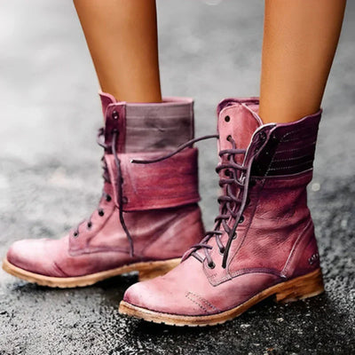 Chloe | Women’s Lace-Up Combat Boots