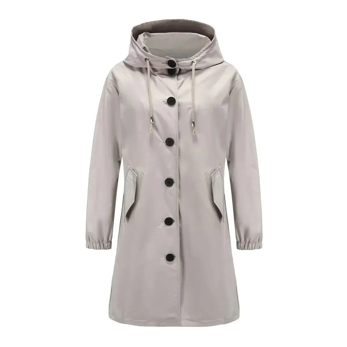 Megan | Women’s Casual Long Button Front Coat