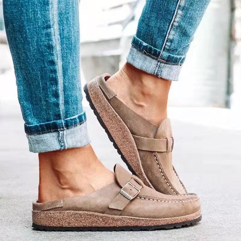 Emily | Women’s Casual Buckle Slip On Loafers