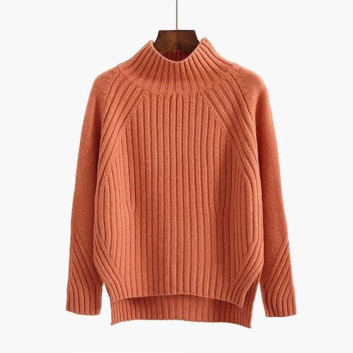 Caroline | Women’s Ribbed Knit Long Sleeve Sweater