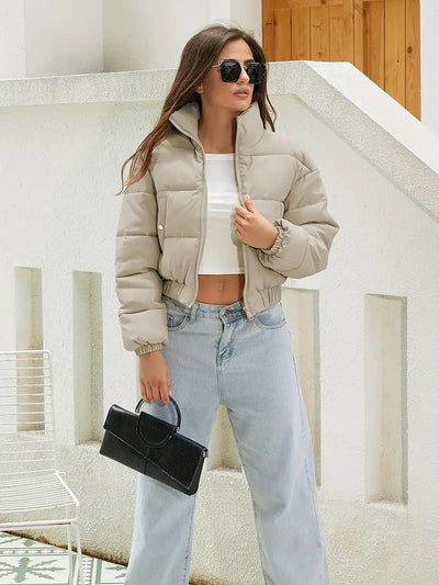 Erica | Women’s Winter Puffer Jacket with Zipper
