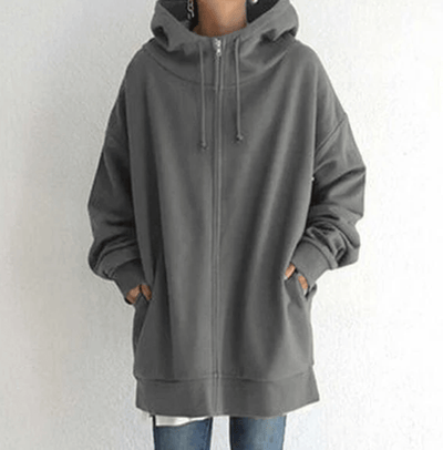 Karla | Women’s Full Zip Relaxed Fit Hoodie