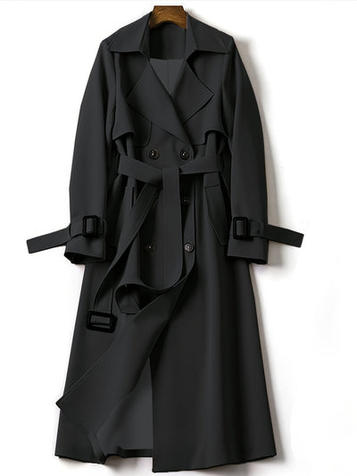 Caitlyn | Women’s Elegant Longline Office Trench Coat