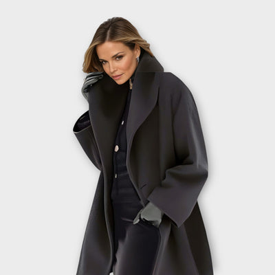 Maria | Oversized Winter Coat with Wide Collar for Women