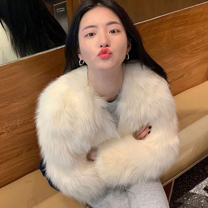 Amelia | Women’s Stylish Faux Fur Party Jacket