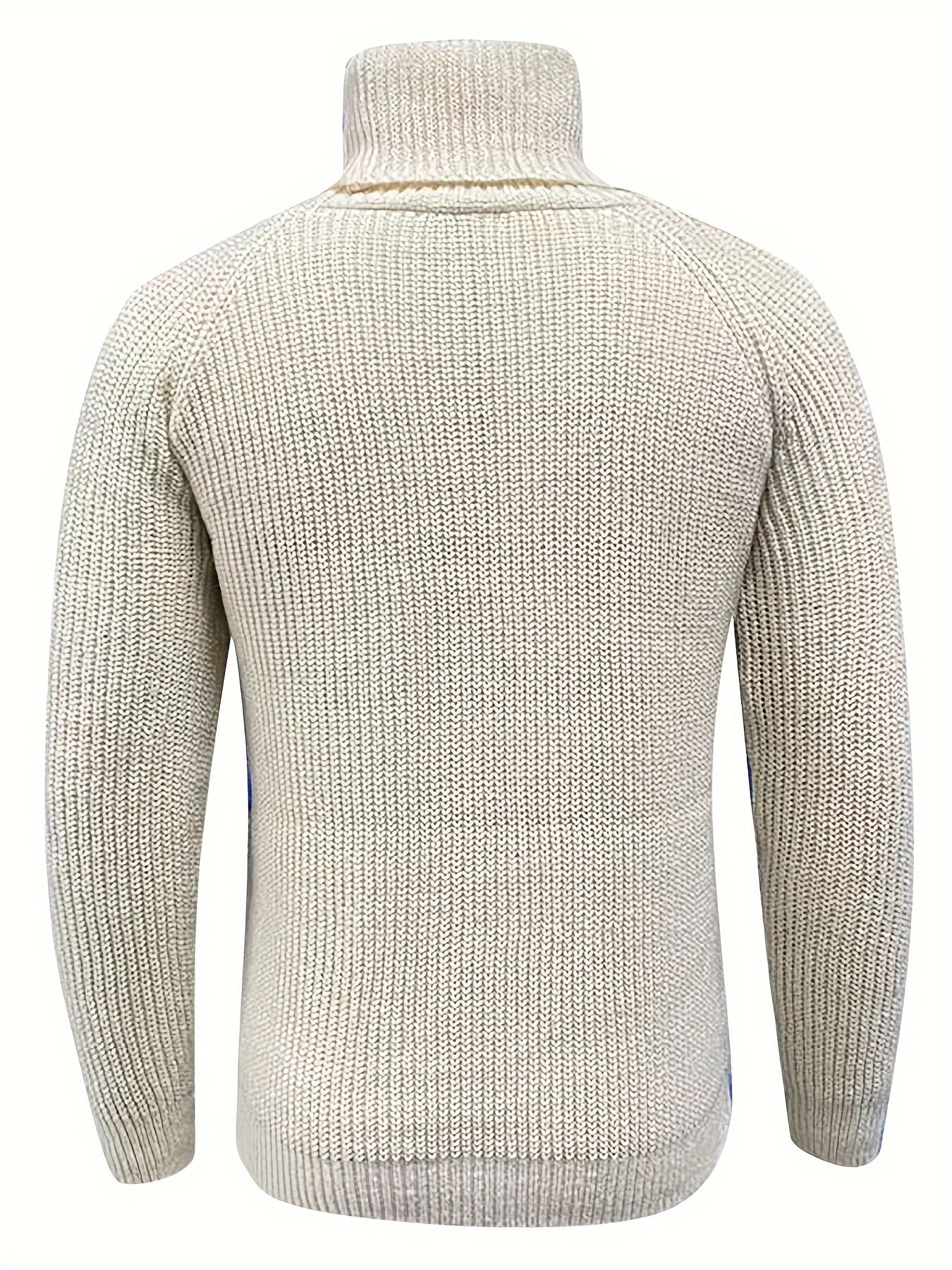 Jacob | Men Solid Ribbed Turtleneck Sweater