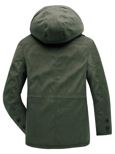 Alexander | Men’s Warm Thick Hooded Utility Jacket