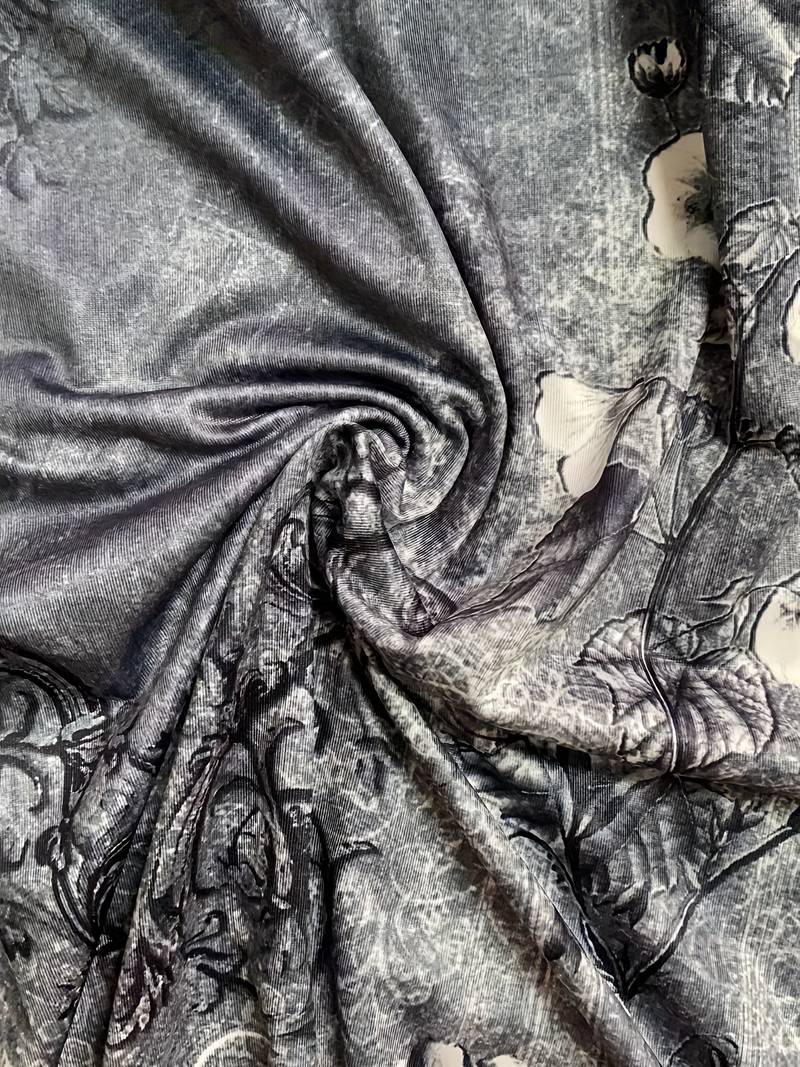 Blair | Women’s Asymmetric Abstract Art Midi Dress