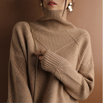 Natalie | Women’s Cozy Oversized Ribbed Knit Sweater