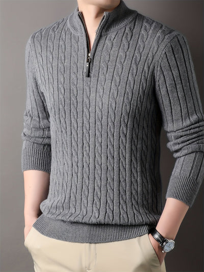 Jayden | Men Ribbed Pattern Warm Winter Sweater