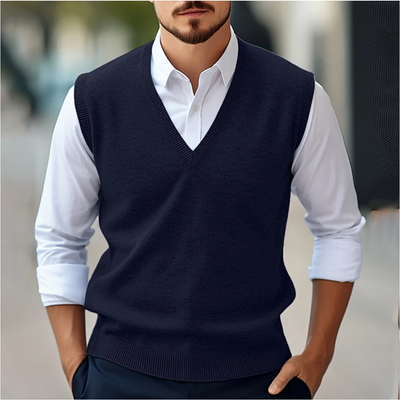 Adam | Men’s V-Neck Knitwear Office Wear Vest
