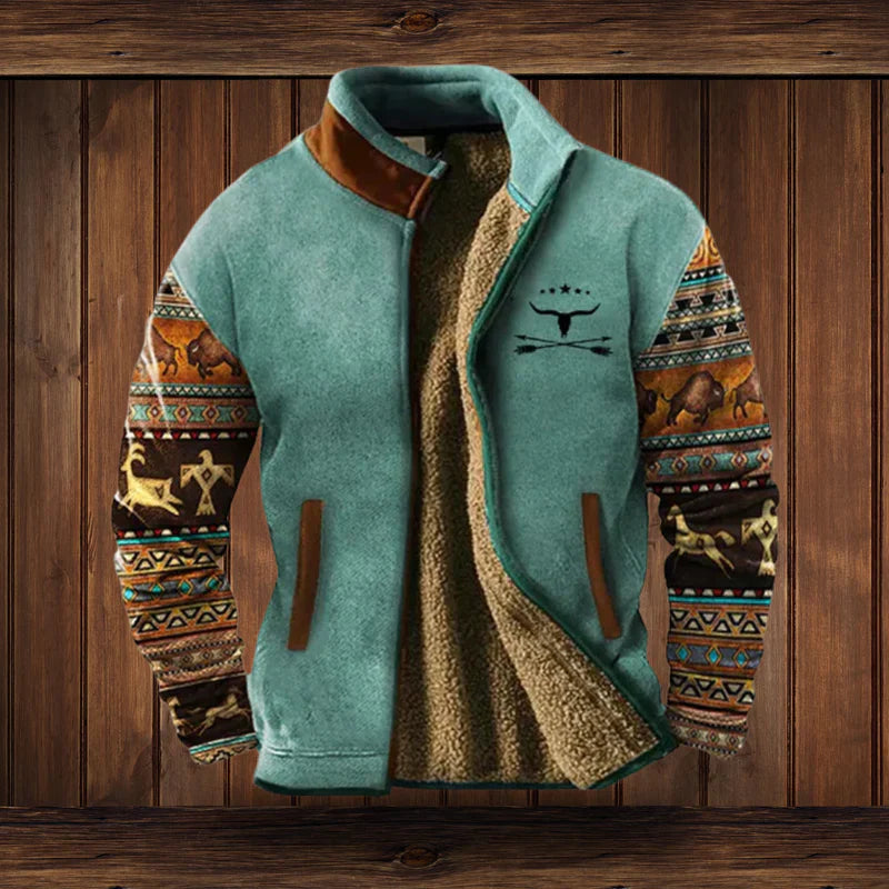 Andrew | Men’s Trendy Cozy Tribal Winter Coat