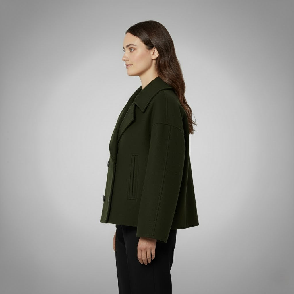 Georgia | Classic Double Button Short Jacket for Women