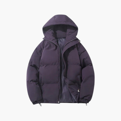 Cory | Men’s Quilted Winter Zip-Up Hooded Jacket