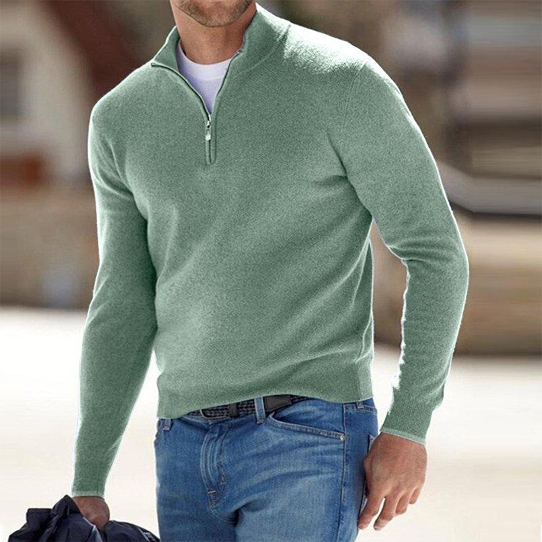 Daniel | Men’s Winter Half-Zip Warm Jumper