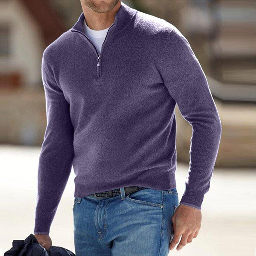 Daniel | Men’s Winter Half-Zip Warm Jumper
