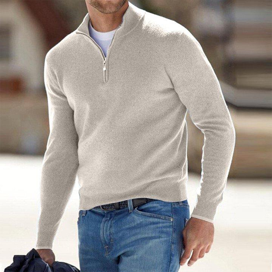 Daniel | Men’s Winter Half-Zip Warm Jumper