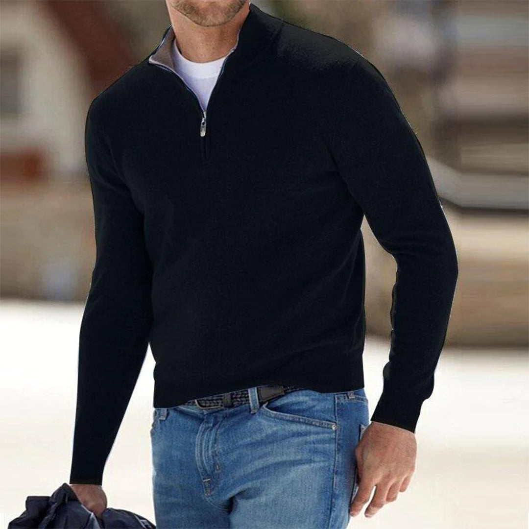 Daniel | Men’s Winter Half-Zip Warm Jumper