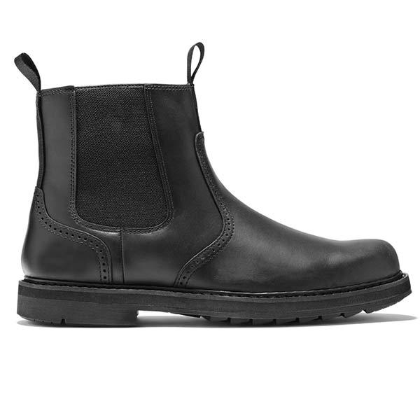 Aiden | Rugged Suede Chelsea Ankle Boots Men