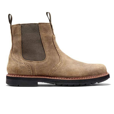 Aiden | Rugged Suede Chelsea Ankle Boots Men