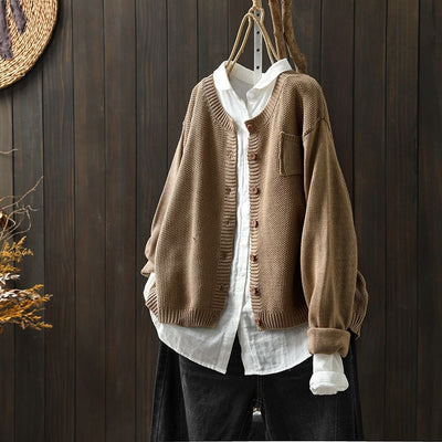 Sarah | Comfy Knit Cardigan with Button Detail for Women