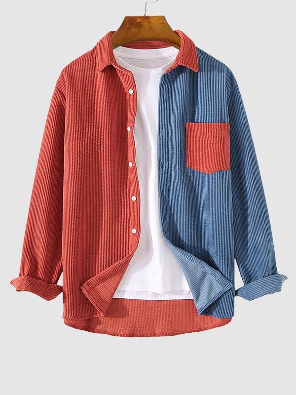Edmund | Men’s Color-Block Corduroy Shirt